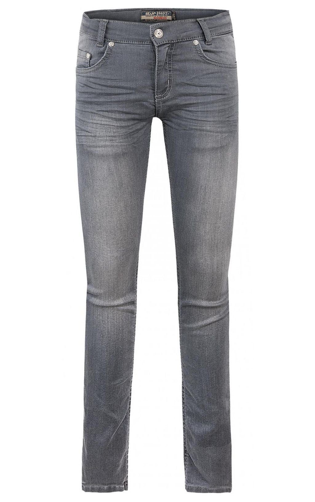 BLUE EFFECT Regular-fit-Jeans Jeans Hose Skinny ultrastretch regular fit dark grey