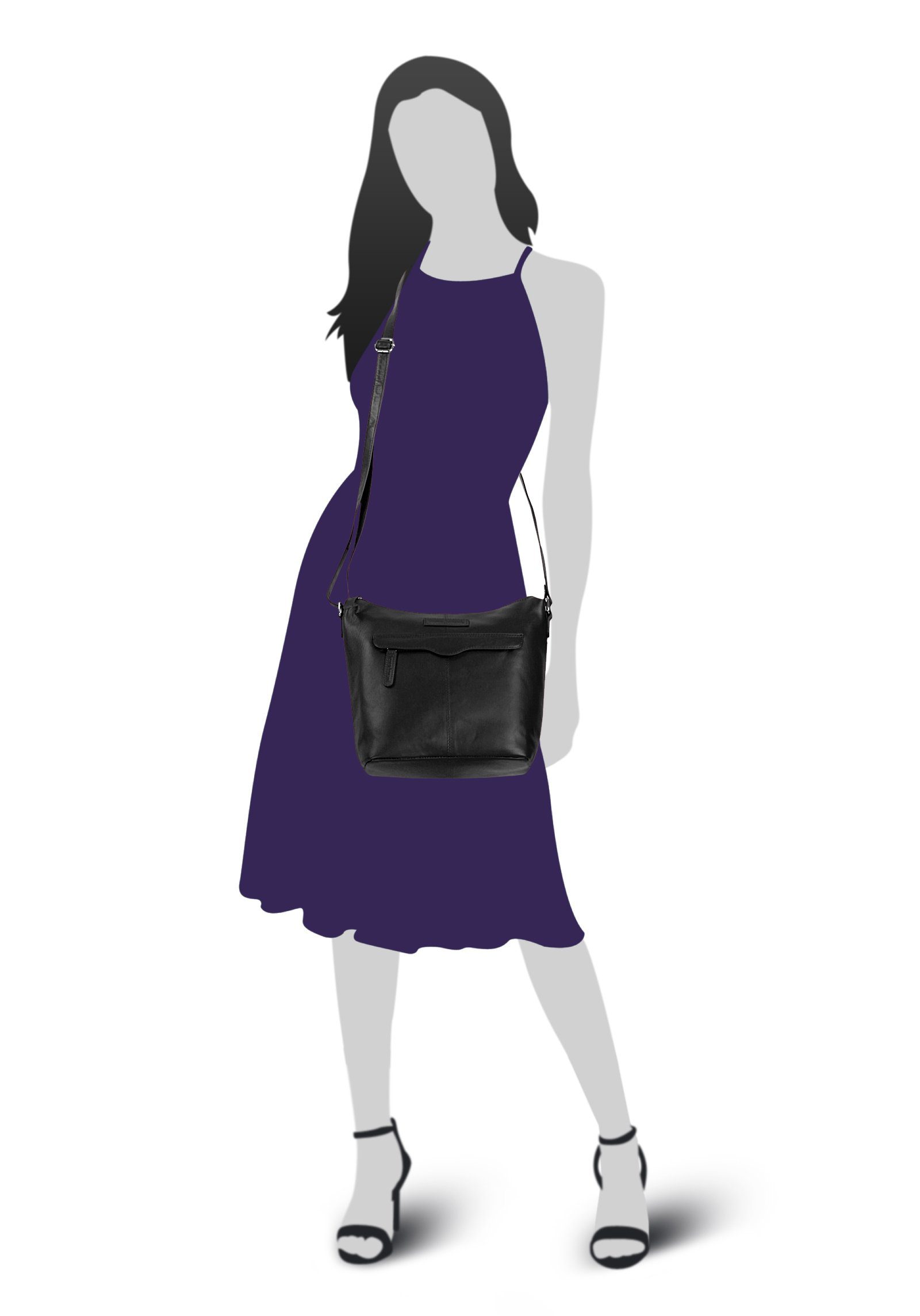 Bruno Banani Umhängetasche, echt Leder günstig online kaufen