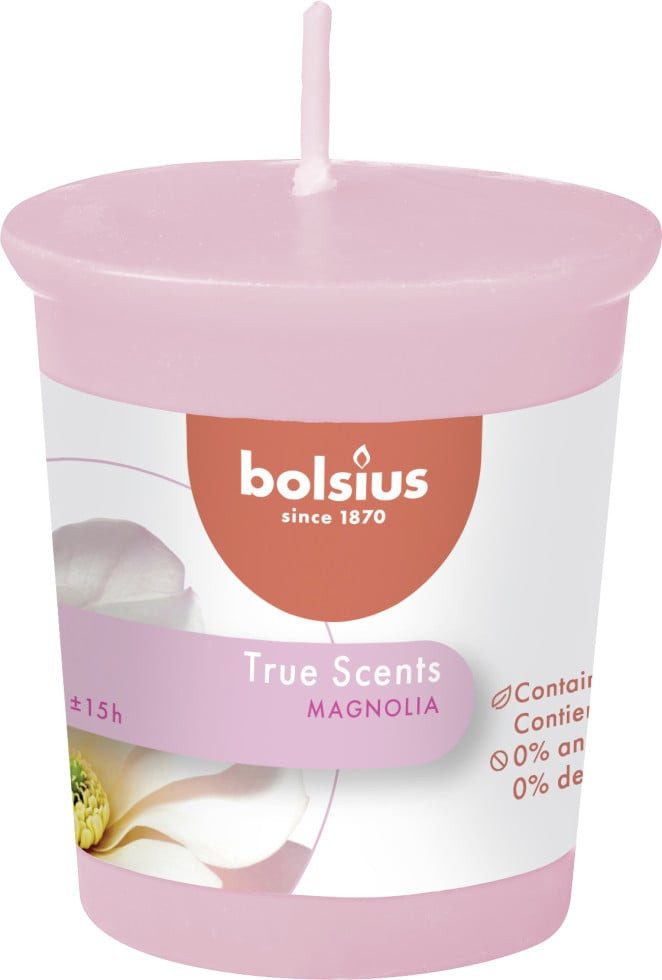 Bolsius Duftkerze Bolsius Duftkerze Magnolie, Höhe 5,3 cm, Ø 4,5 cm günstig online kaufen