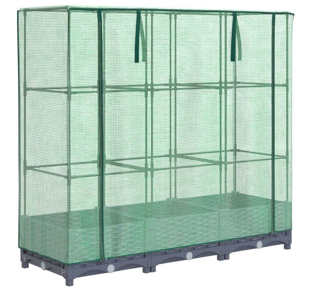 vidaXL Hochbeet, Hochbeet mit Gewächsha... vidaXL Hochbeet, Hochbeet mit Gewächsha...