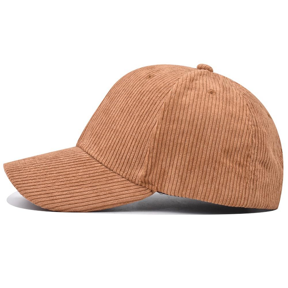 Zaewry Baseball Cap Baseballkappe für Herren und Damen, Aus Cord, verstellbar einfarbig, Unisex, Einheitsgröße, Sonnenmütze
