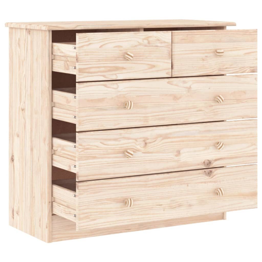 vidaXL Kommode Kommode ALTA 77x35x73 cm Massivholz Kiefer (1 St)