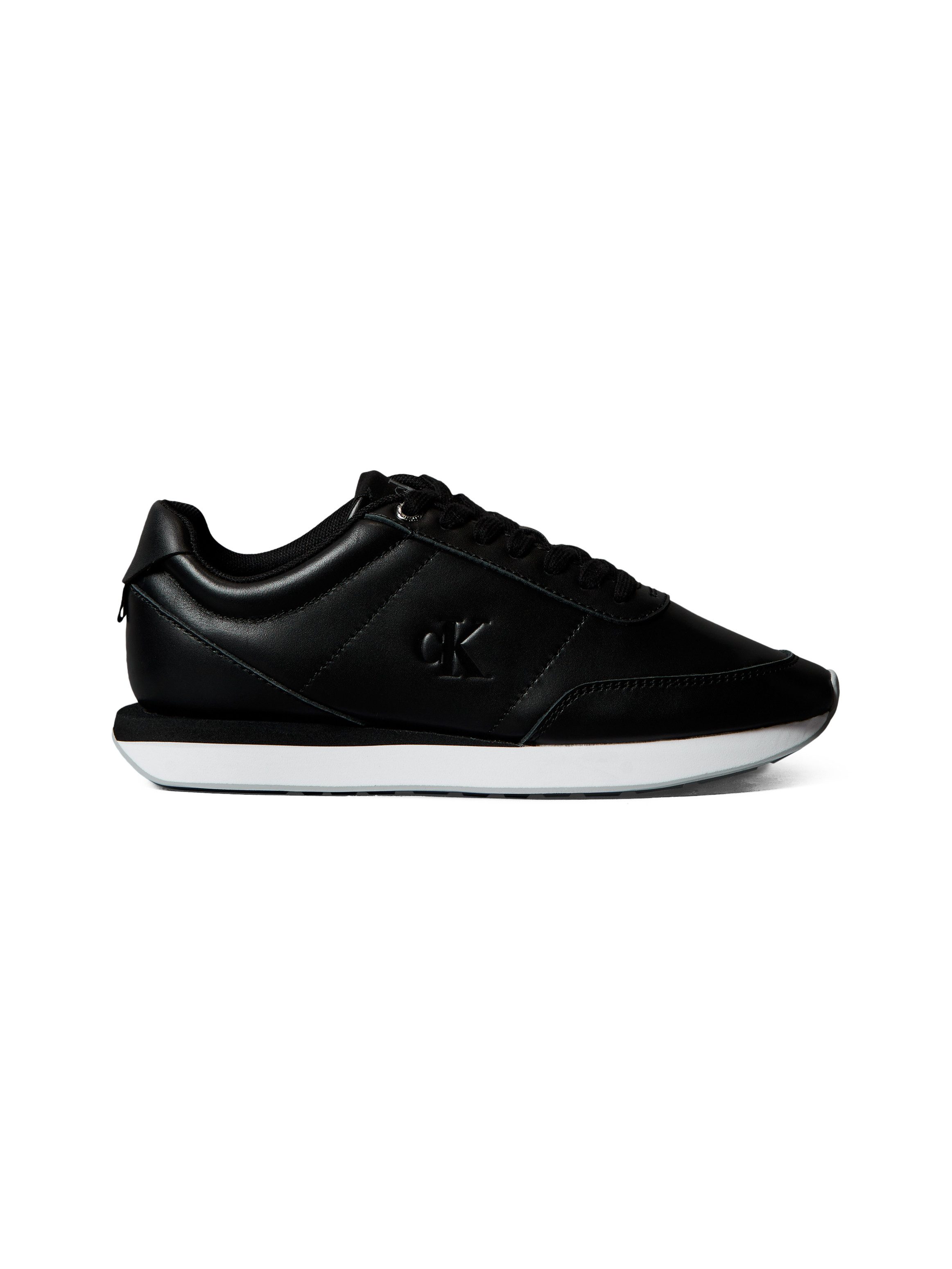 Calvin Klein Jeans RETRO RUNNER LACE UP LTH MG Sneaker Schnürschuh, Halbschuh, Freizeitschuh mit gepolstertem Schaftrand – Bild 5 von 5