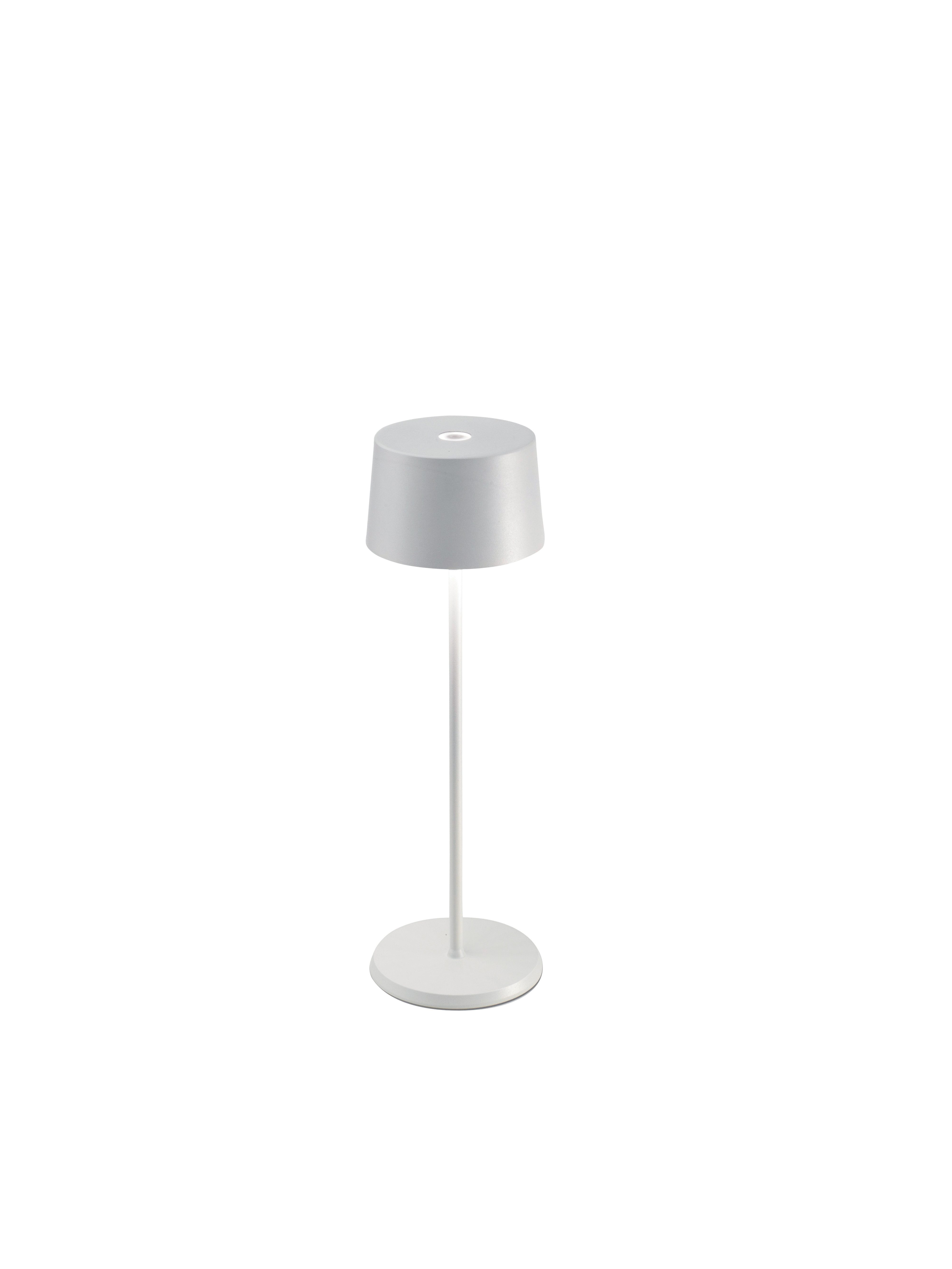 Zafferano LED Tischleuchte Olivia Pro, kabellos, LED fest integriert, Kaltweiß, Warmweiß
