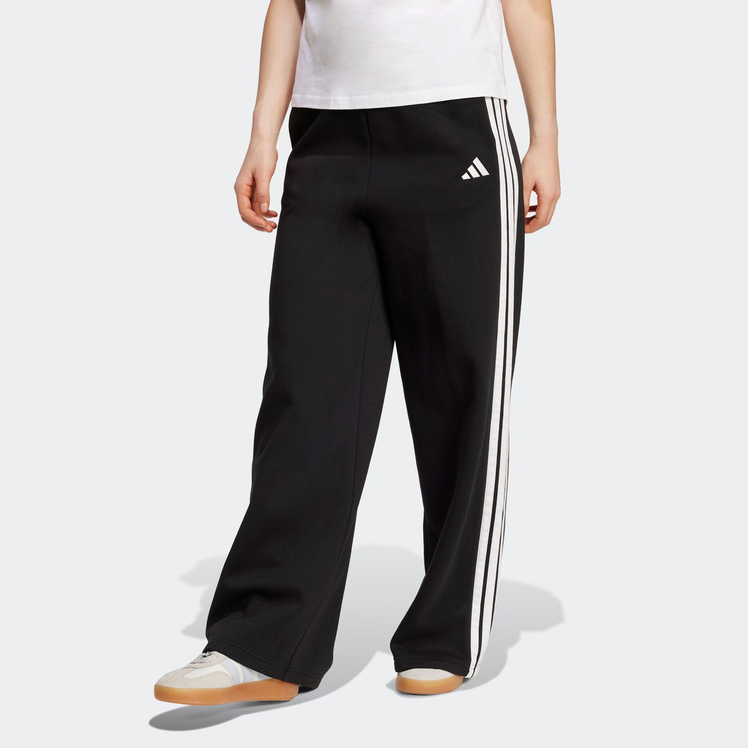 adidas Sportswear Sporthose W 3S FL PT (1-tlg) Weites Bein und weiches Flee günstig online kaufen
