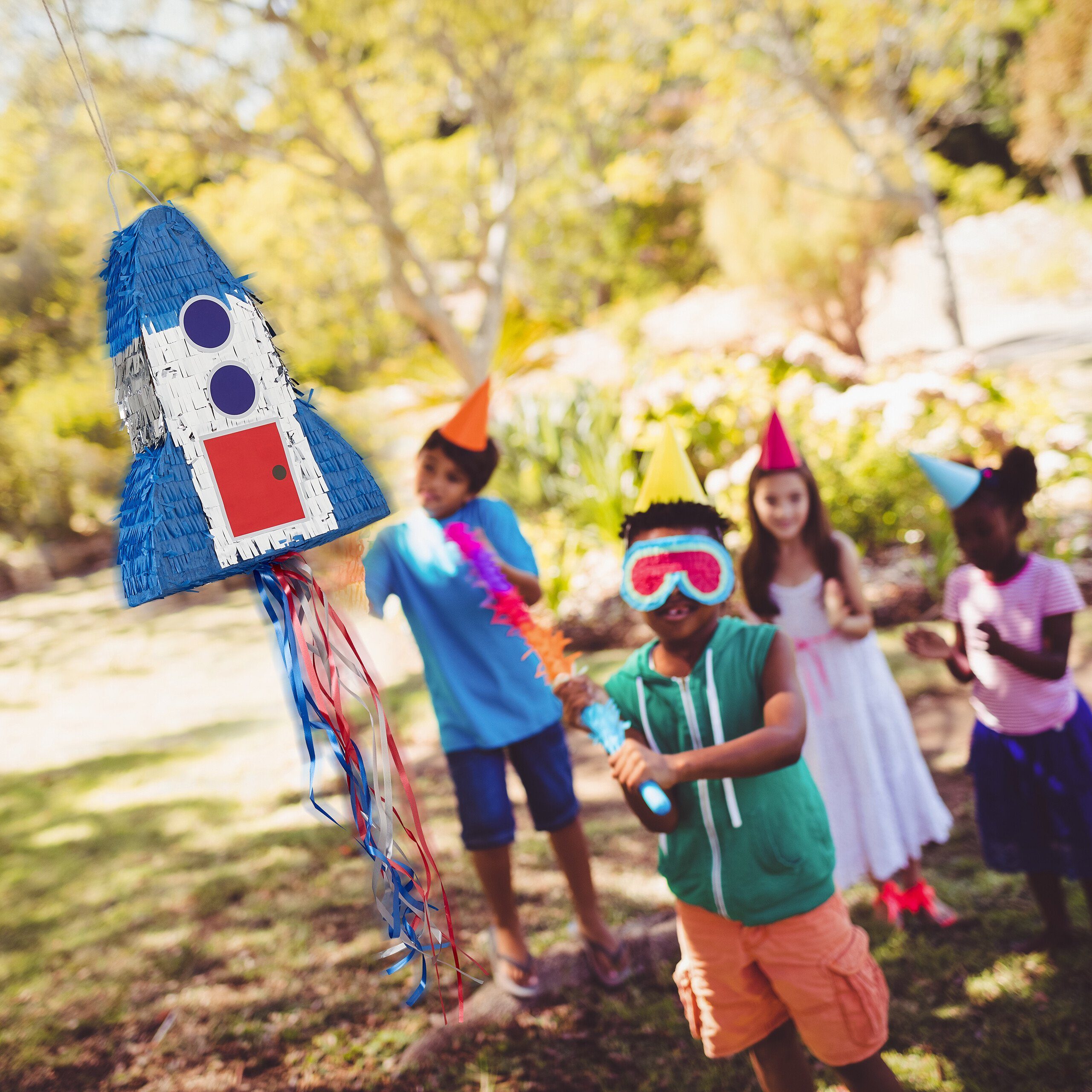 relaxdays Pinata Raketen Pinata