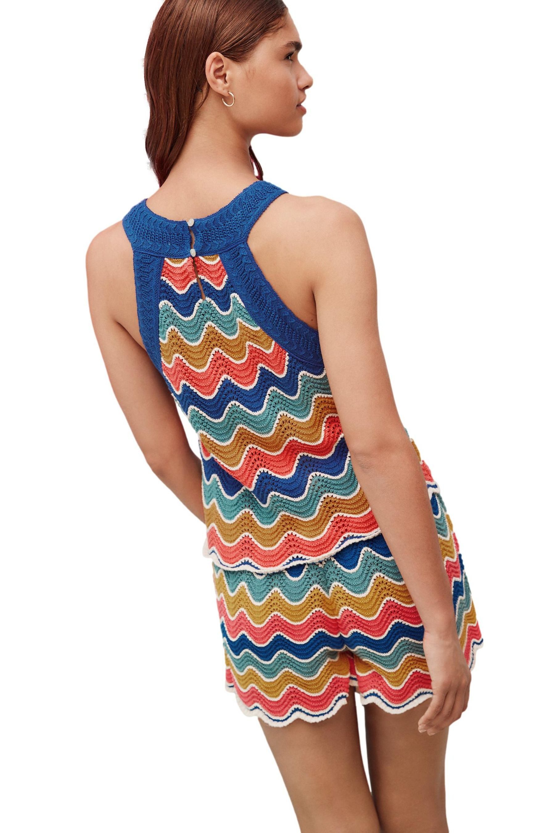 Next Neckholdertop Neckholder-Tanktop mit Häkelbesatz aus Baumwolle (1-tlg) günstig online kaufen