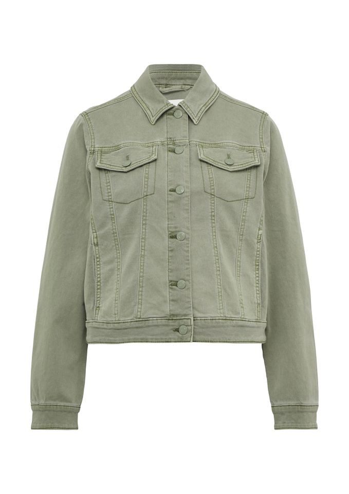 s.Oliver Jeansjacke - Jeansjacke mit seitlichen günstig online kaufen