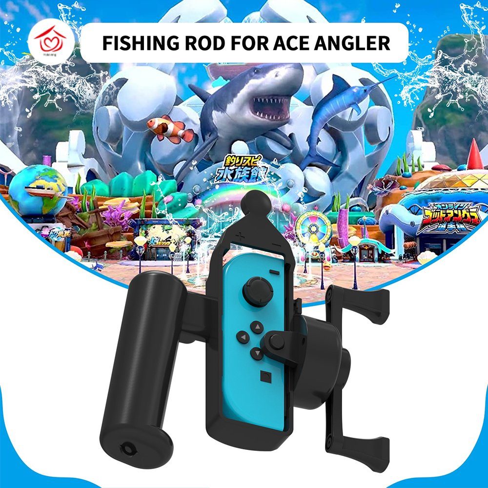 Haiaveng Nintendo-Schutzhülle Angelrute für Nintendo Switch, Switch  Zubehör, Angelspiel Kit Kompatibel mit LegendaryFishing,Fishing Star World  Tour