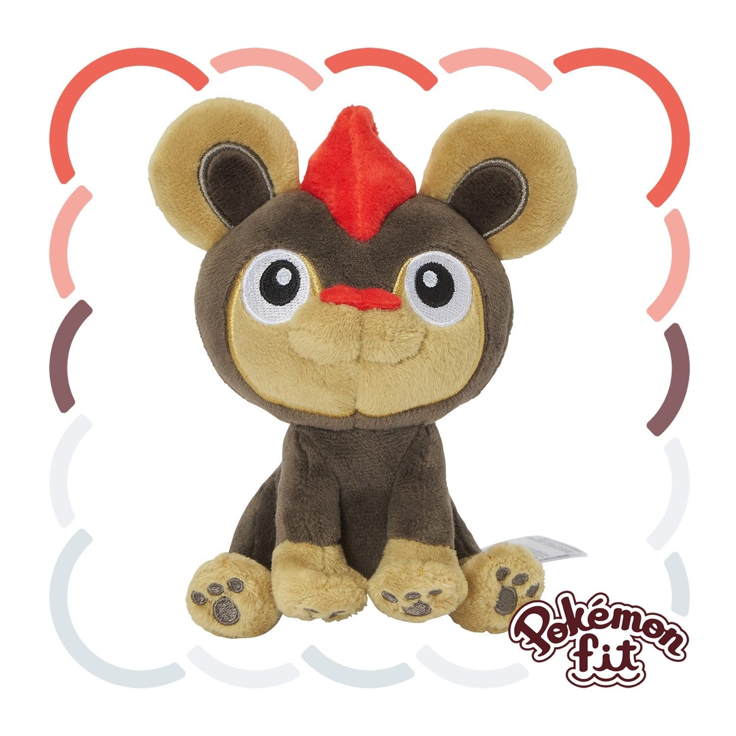 Pokémon Center Plüschfigur Pokemon Leufeo Kuscheltier - 13 cm Plüschtier Litleo
