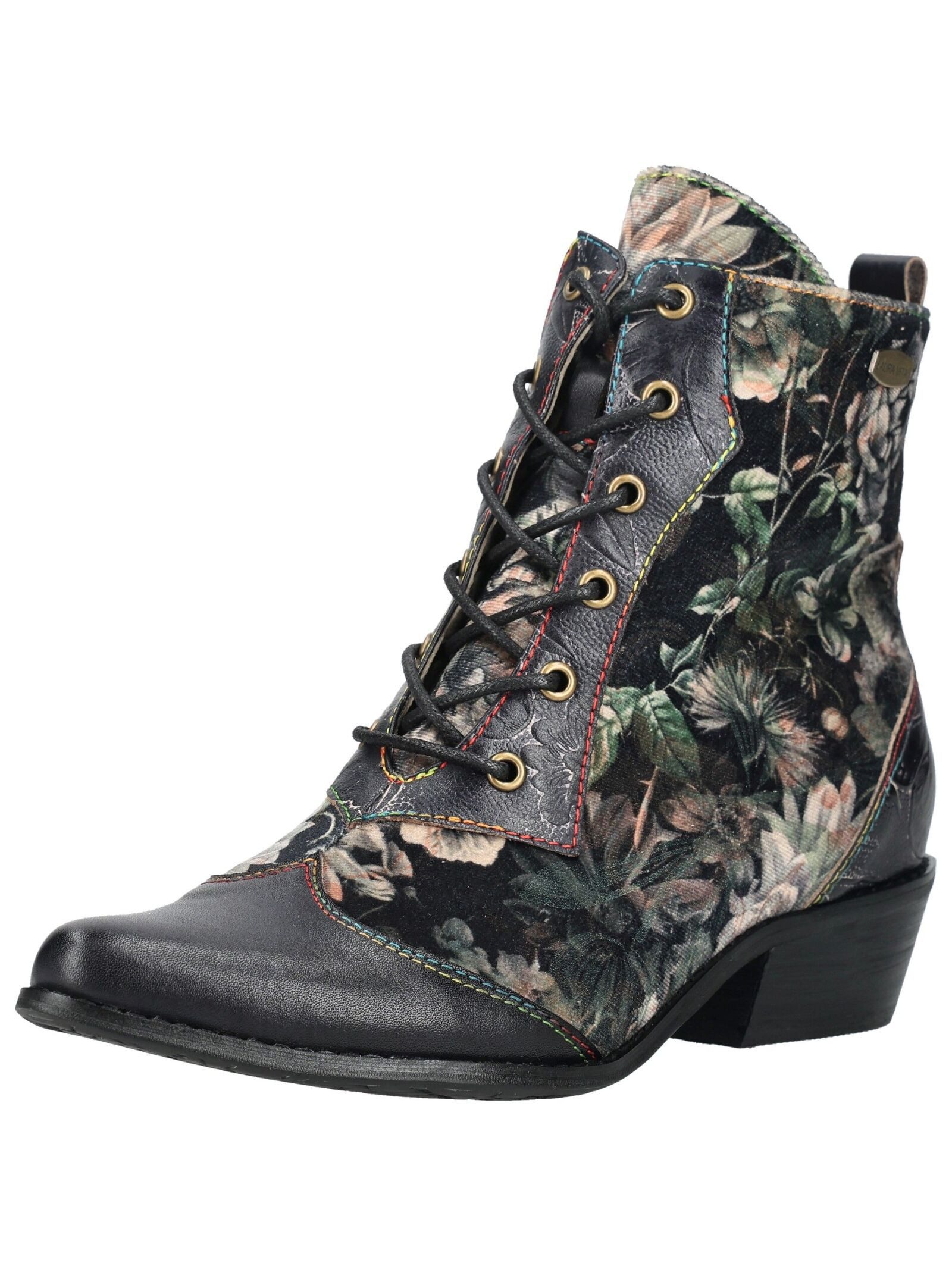 LAURA VITA LAURA VITA Stiefelette Leder/Textil Schnürstiefelette