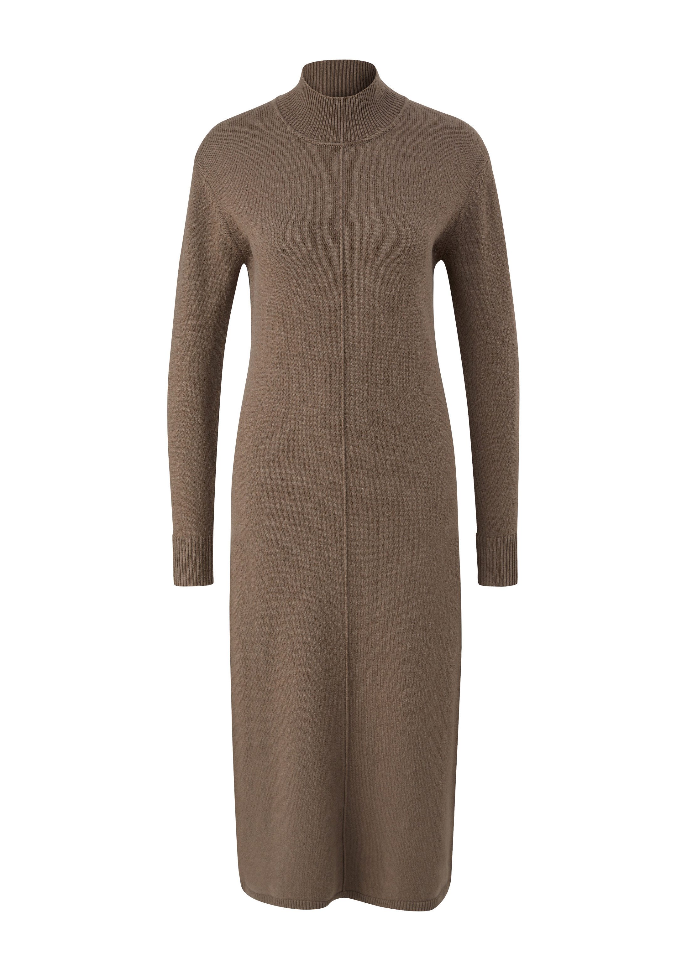 comma Maxikleid Kleid Strickkleid mit Viskose