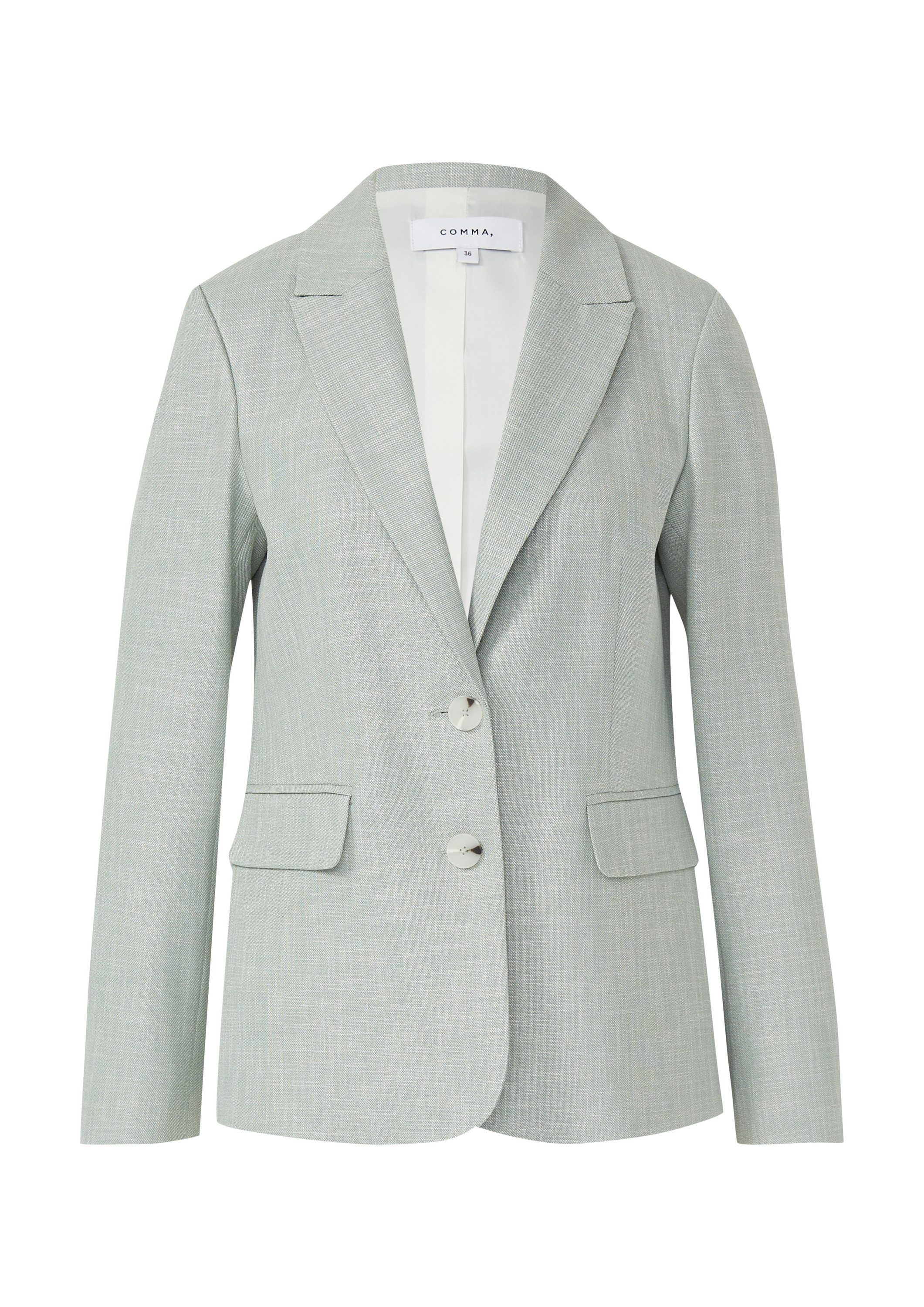 comma Jackenblazer Indoor-Blazer Antaillierter Blazer mit Struktur