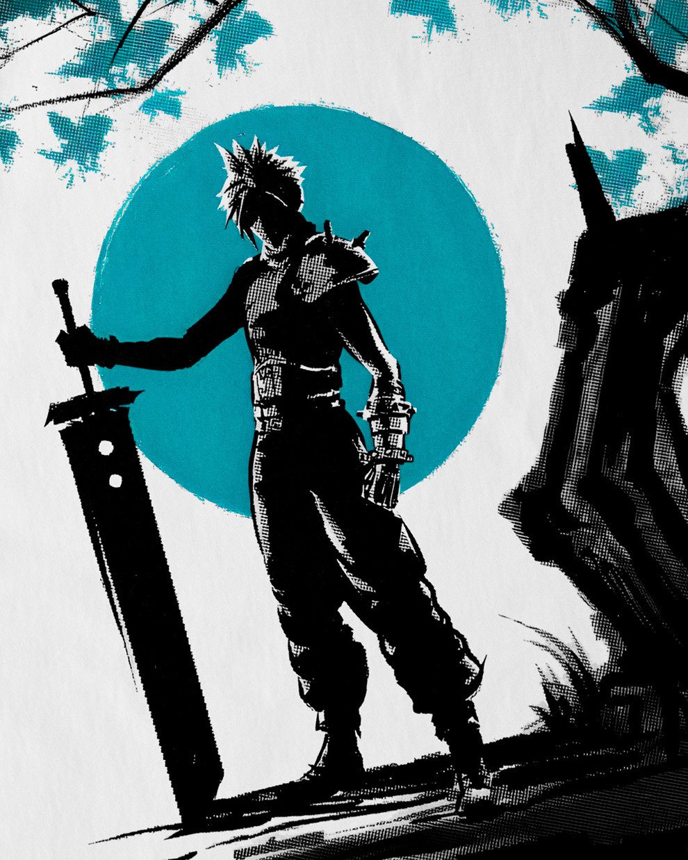 style3 T-Shirt Cloud Strife Sunset final fantasy 7 VII chocobo remake günstig online kaufen