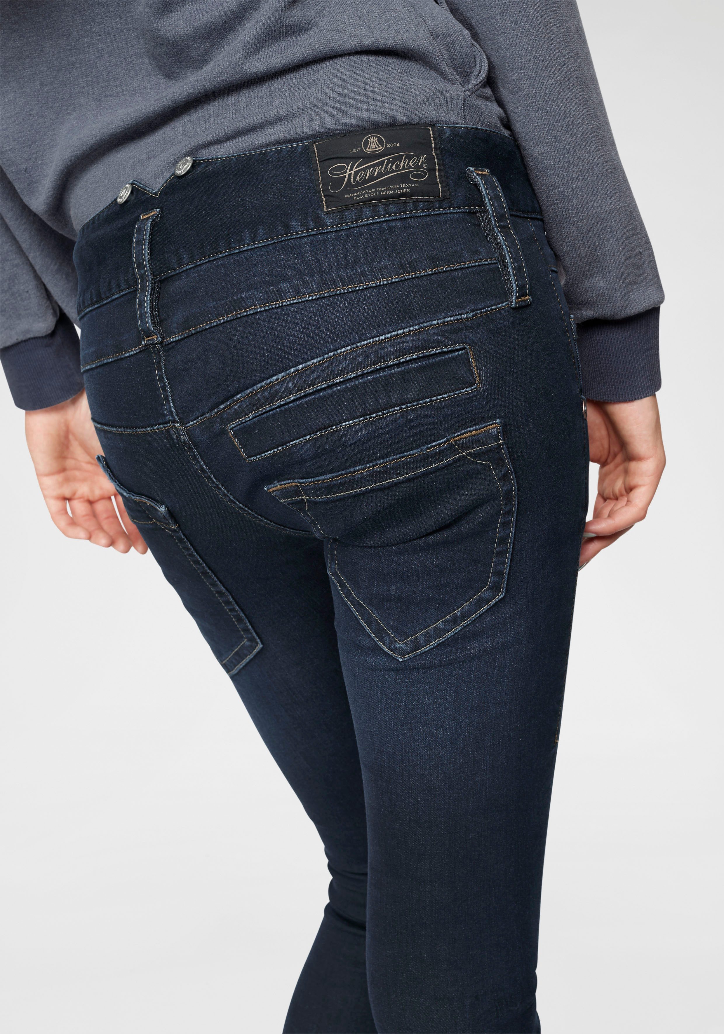 Herrlicher Slim-fit-Jeans Pitch Slim Denim aus Stretch-Denim