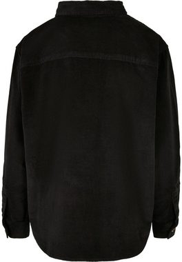 URBAN CLASSICS Langarmhemd Damen Ladies Corduroy Oversized Shirt (1-tlg)