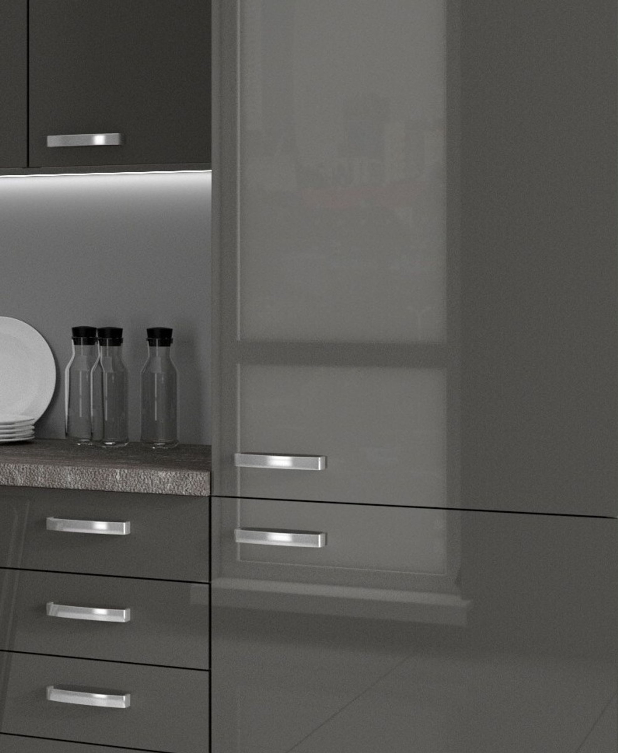 Küchen-Preisbombe Winkelküche Bianca Ecke II 210x330 cm Küche Küchenzeile E günstig online kaufen