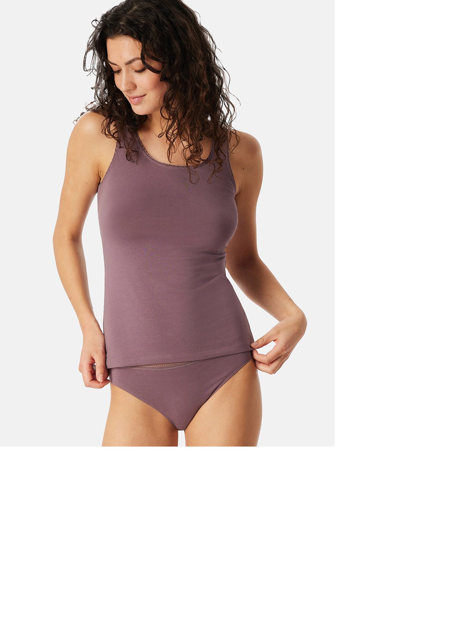 Schiesser Unterhemd Modern Multipacks (2-St) träger-top shirt ärmellos
