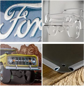 Nostalgic-Art Metallschild Blechschild 20 x 30cm - Ford - Bronco Pride of America