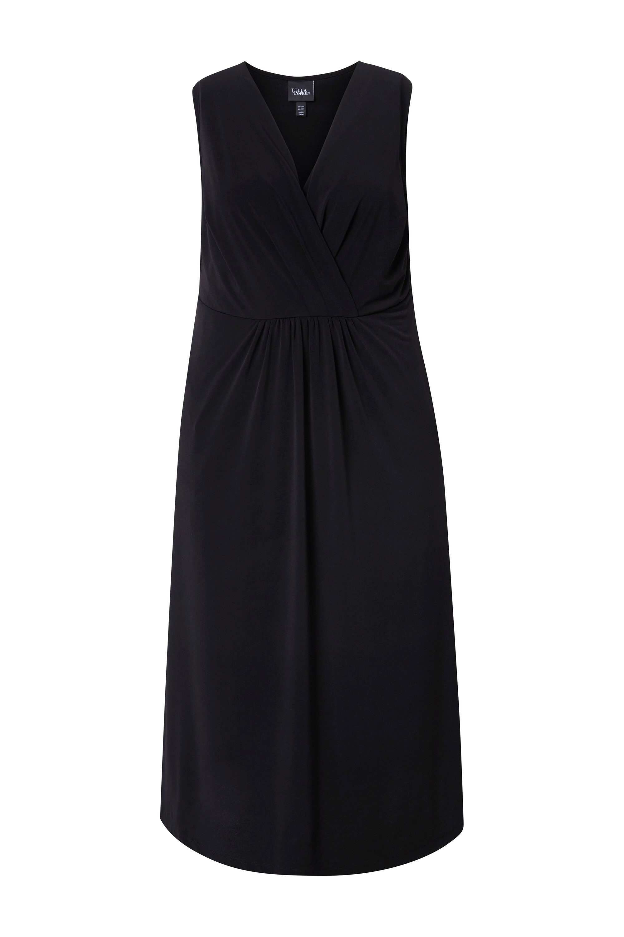 Ulla Popken Maxikleid Maxikleid A-Linie Wickeloptik günstig online kaufen