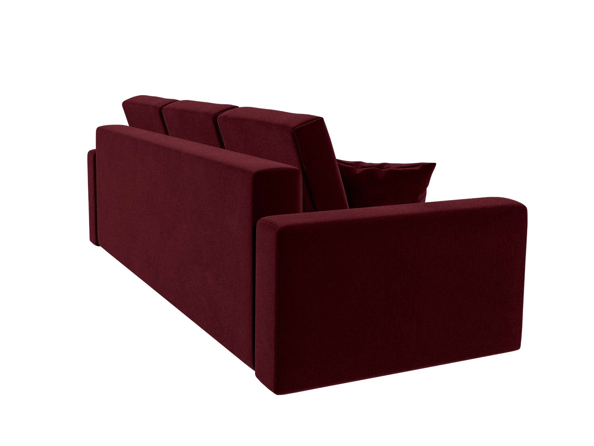 Sofa, Schlafsofa, mit Bettfunktion, Design Stylefy Sitzkomfort, mit 3-Sitzer Bettkasten, Carmen, Modern