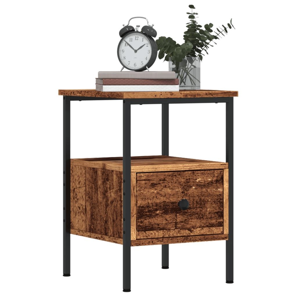 vidaXL Nachttisch Nachttisch Altholz-Optik 34x36x50 cm günstig online kaufen