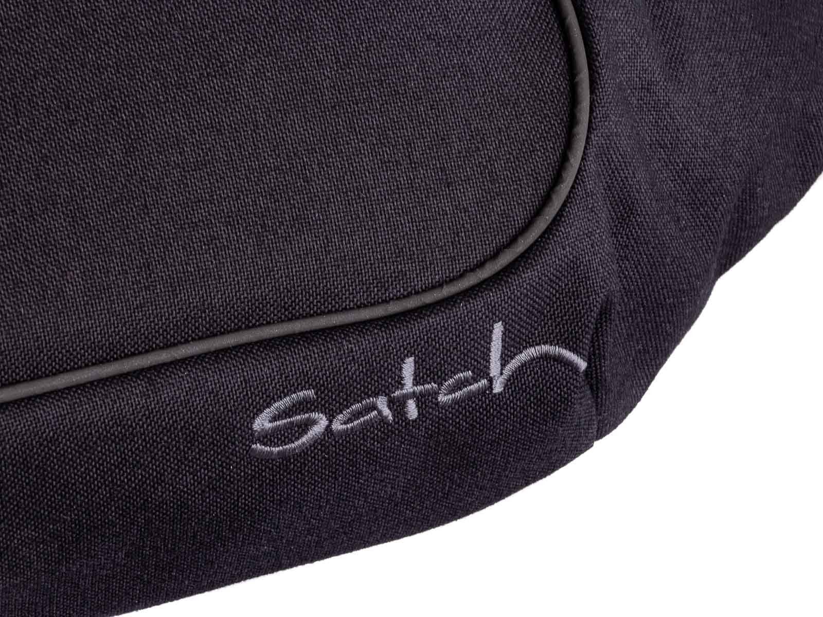 Satch Gürteltasche (1-tlg), schwarz Gürteltasche Cross satch HipBag reflektierend