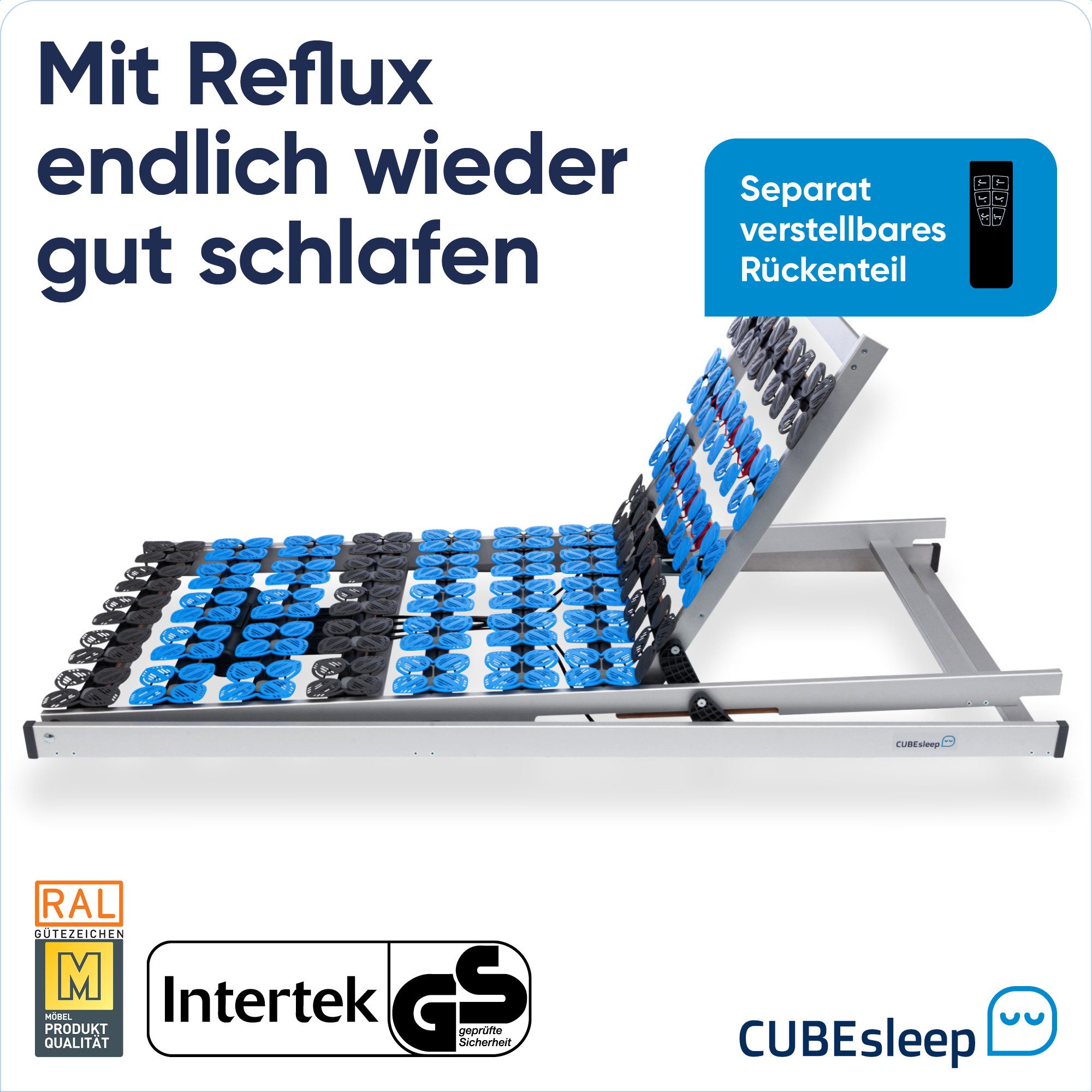 Lattenrost Cloud Anti-Reflux, CUBEsleep, Kopfteil elektrisch günstig online kaufen