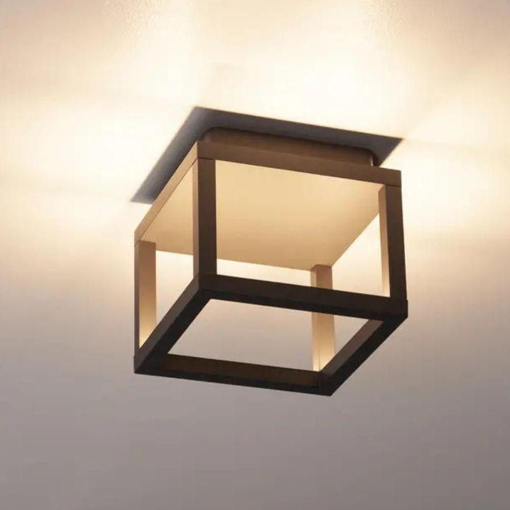 SLV Außen-Wandleuchte LED Wand- und Deckenleuchte Quadrulo in Anthrazit IP55 125x130x250mm, LED