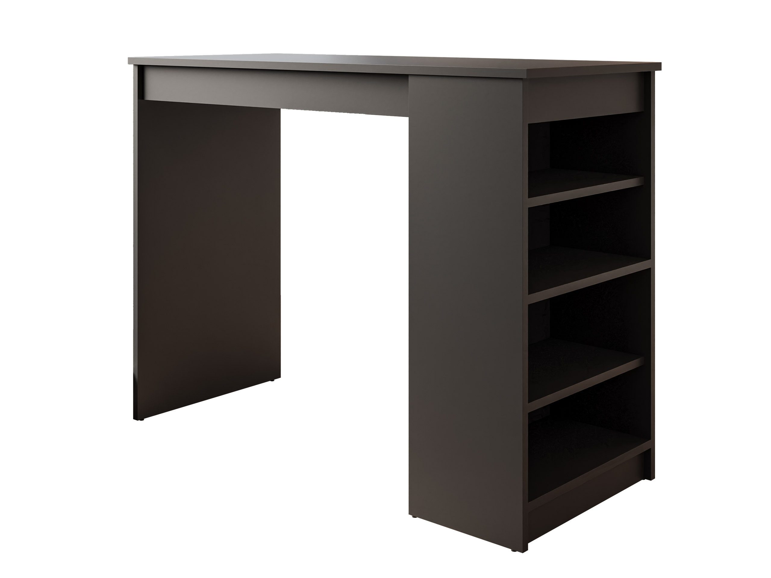 MIRJAN24 Bartisch Zotino (mit Regale), 115x50x102 günstig online kaufen
