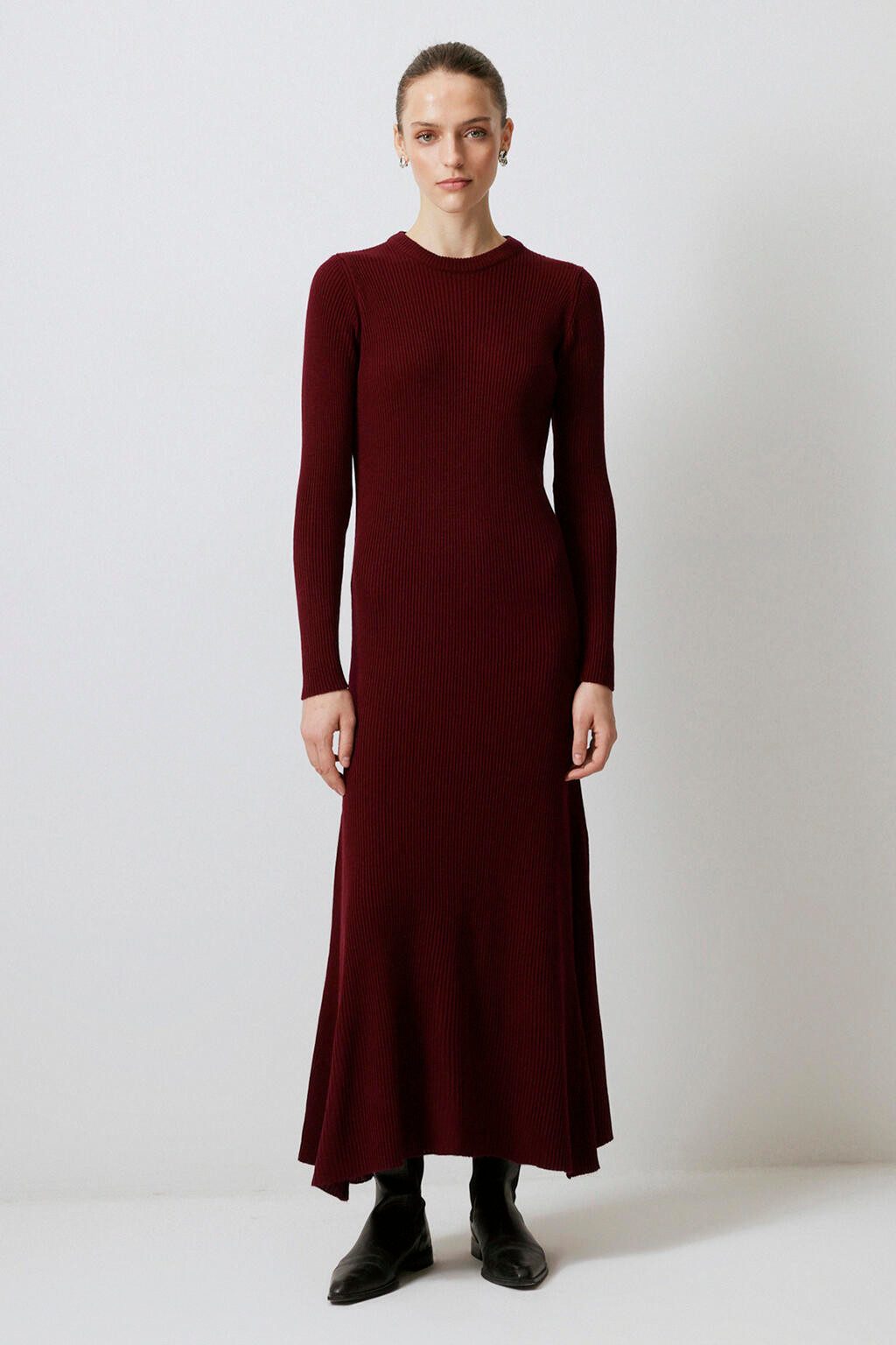 touche prive Maxikleid KLEID AUS RIPPSTRICK