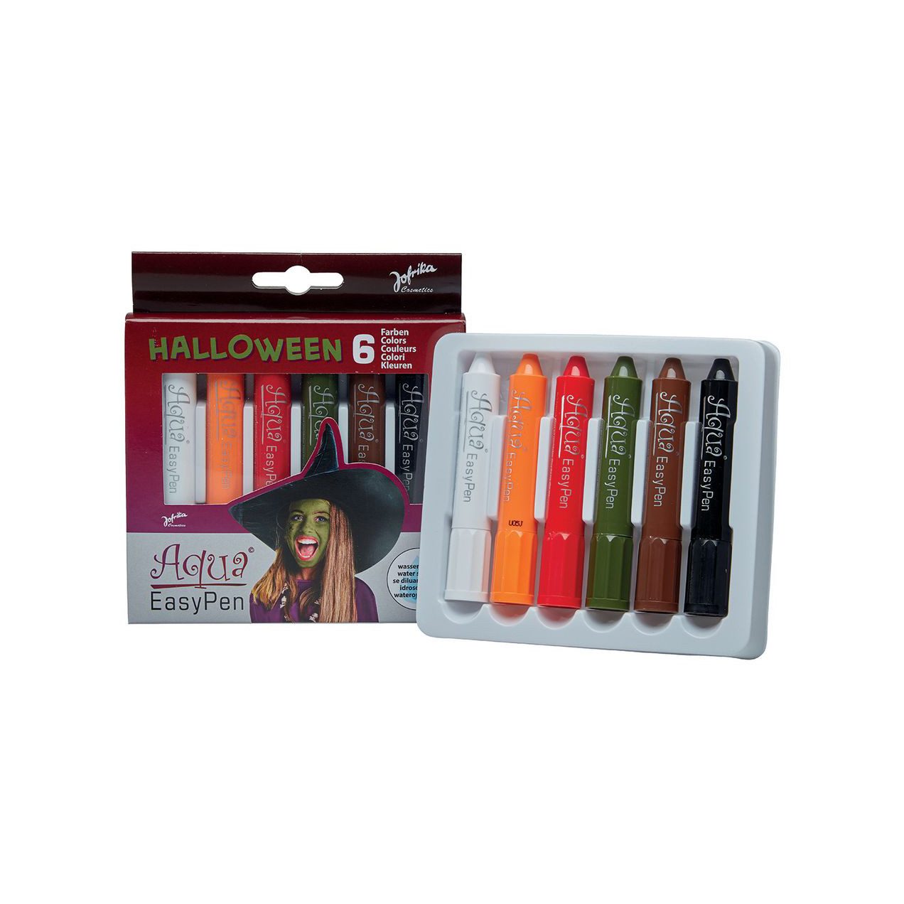 jofrika Театральный грим Jofrika Halloween Aqua Easy Schminkstifte - 6Stk.