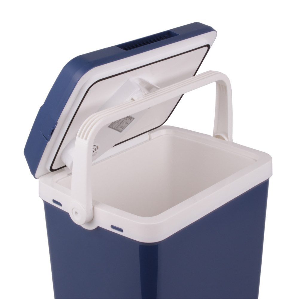 Vaiko Elektrische Kühlbox Elektrisch Mini Kühlschrank für KFZ Auto Camping, 32 l, leicht und mobil, mit ECO-Modus, 12 & 230 V Anschluss kühlt und wärmt