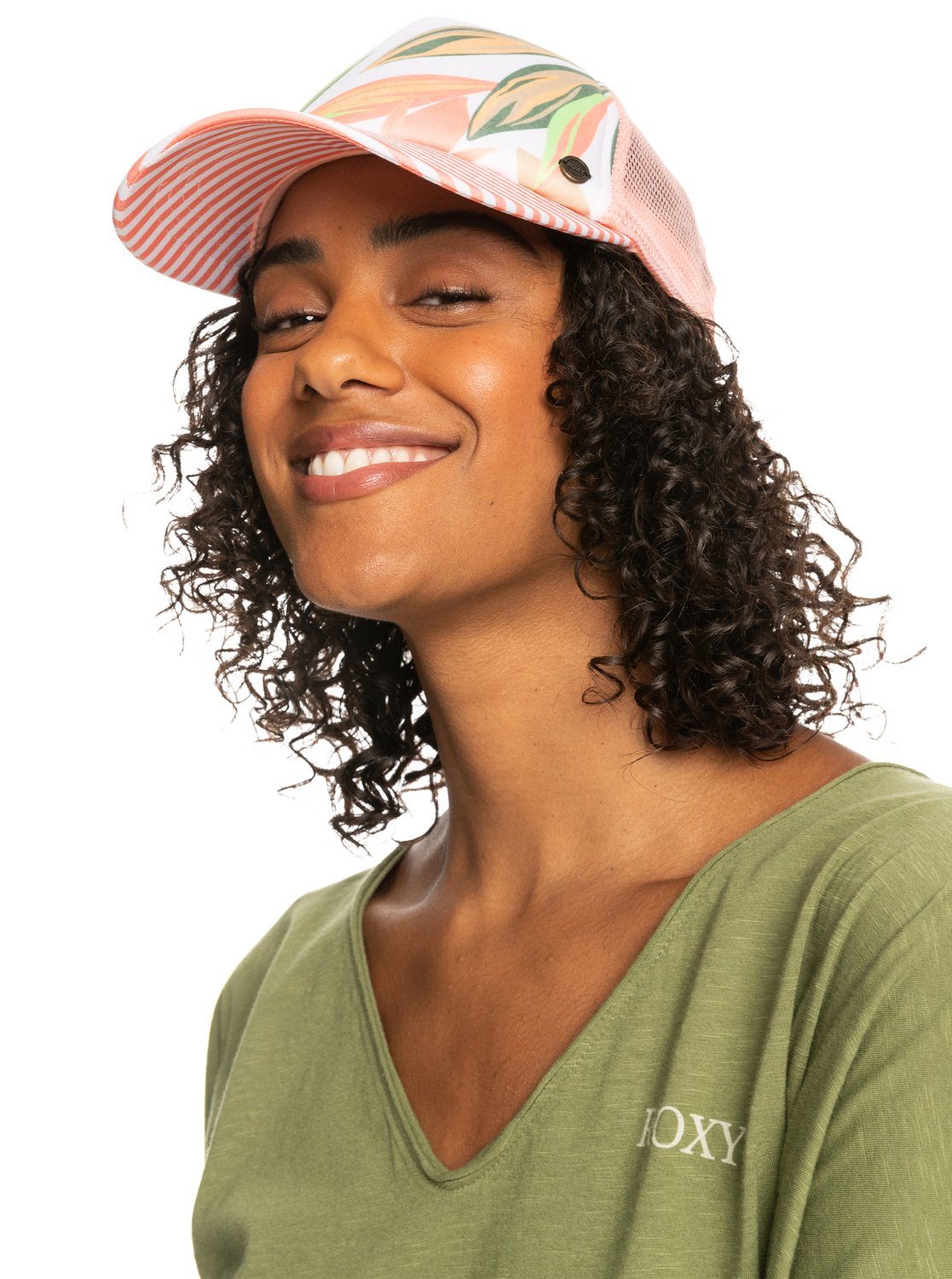 White Morning Cap Bright Subtly Roxy Mult Trucker Salty Beautiful