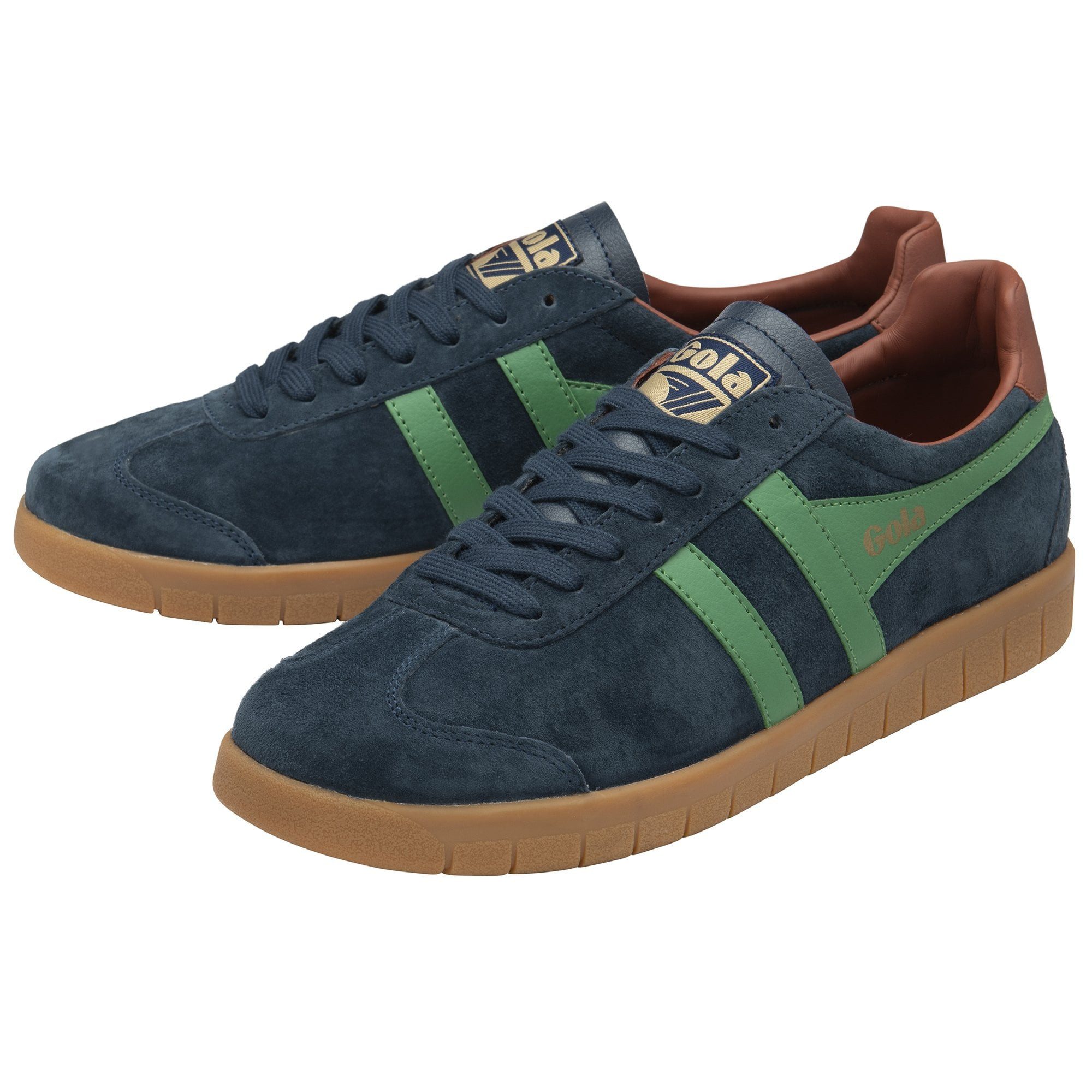 Hurricane Suede 2025 navyblau/smaragdgrün/rostrot Herren Sneaker