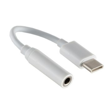 TronicXL 2 Stück USB-C Adapter zu Klinke 3,5 mm USBC Smartphone Kopfhörer Aux USB-Adapter USB-C zu 3,5-mm-Klinke, 10 cm, 4 pin