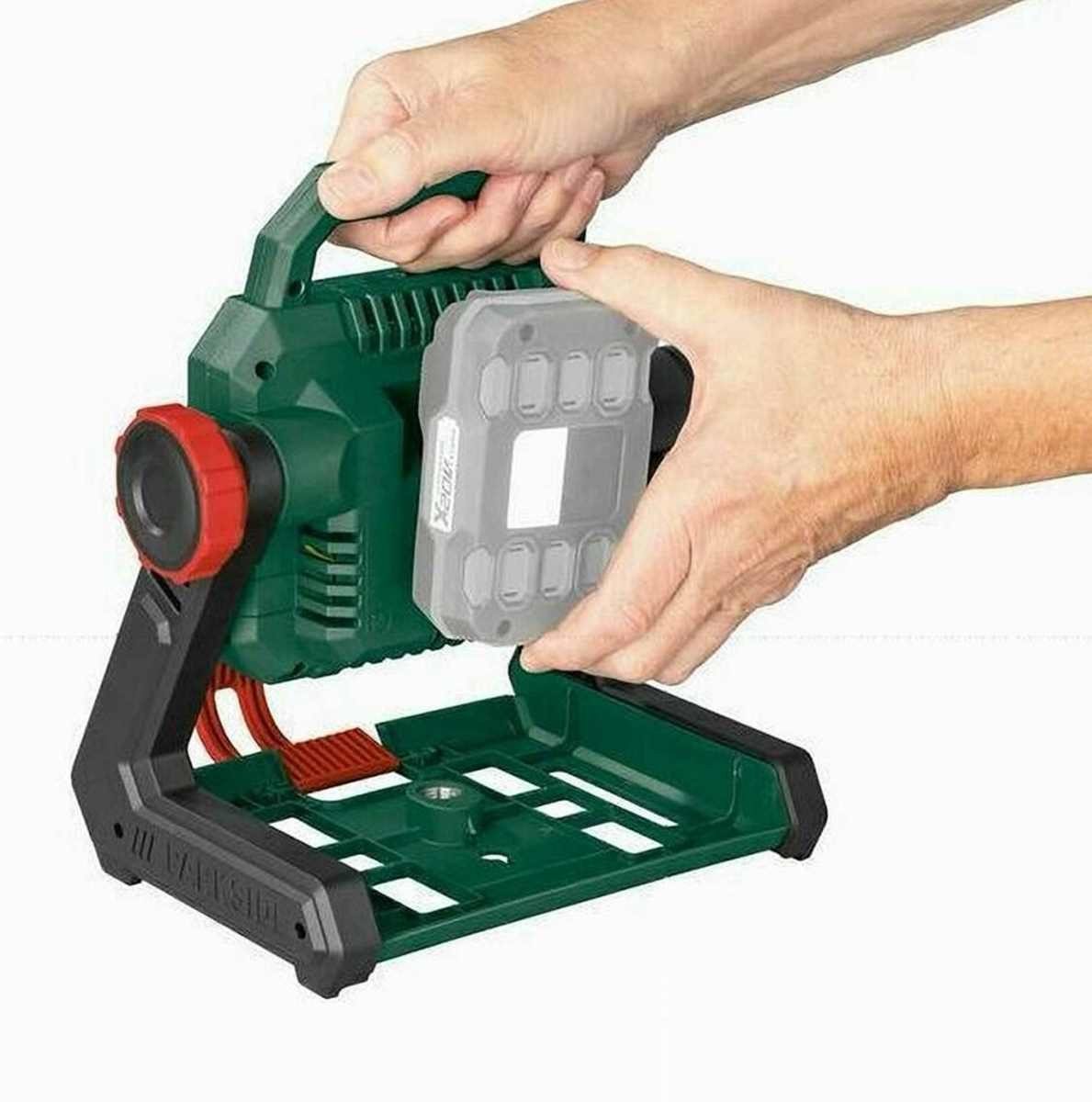 Parkside LED Baustrahler Hybrid Akku-LED-Strahler PLSA 20-Li 220V 12 V 20 V X20V Team / X12V