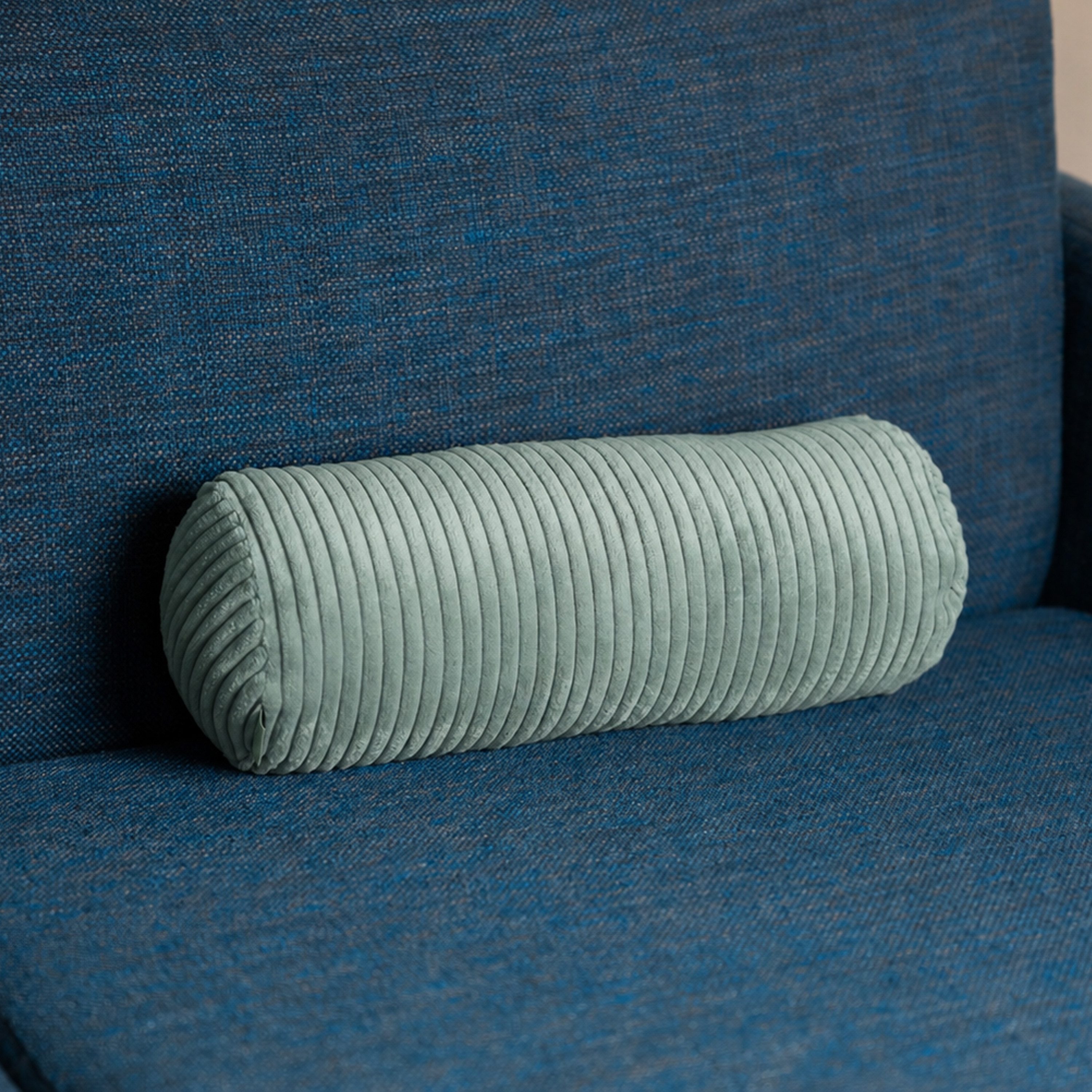 Herlag Nackenrolle Kissenrolle Sofarolle ELLA, 65x20cm oder 40x15cm, 9 Farben, Wohnzimmer, Schlafzimmer