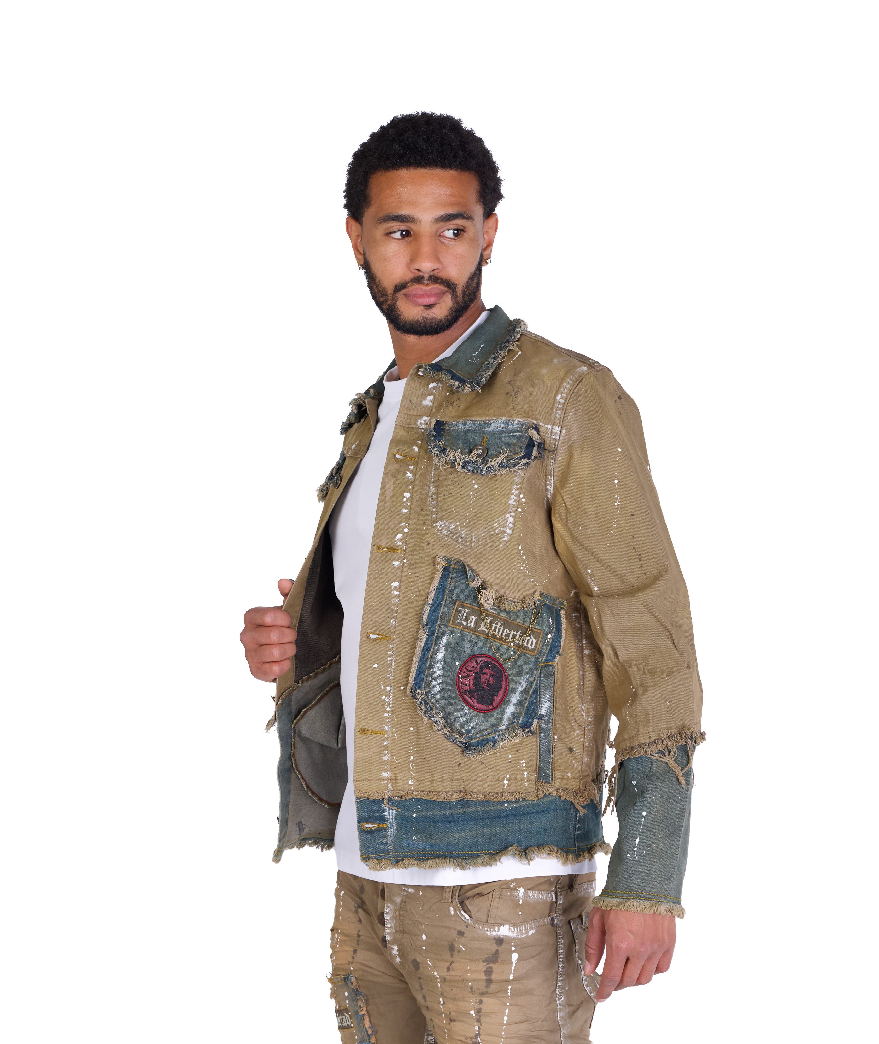 KINGZ Jeansjacke Designer Jeansjacke von KINGZ günstig online kaufen