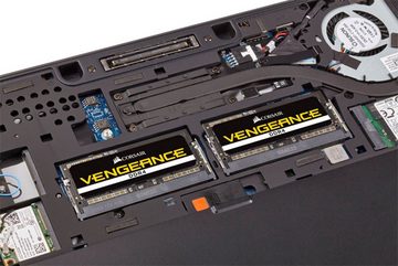 Corsair Vengeance® 32 GB (2 x 16 GB) DDR4 SODIMM 2400 MHz CL16 Laptop-Arbeitsspeicher