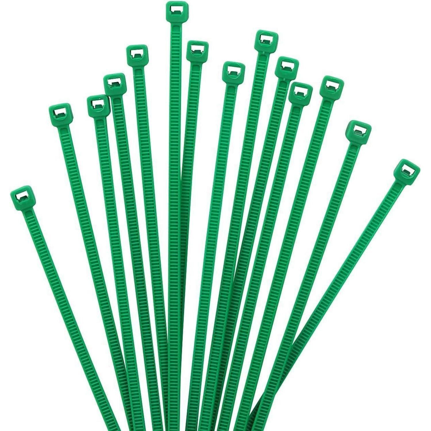 LuxusKollektion Kabelbinder Kabelbinder Nylon Grün 200x2,5mm 1000St.