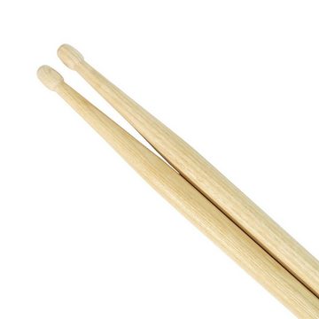 keepdrum Drumsticks 5A Hickory Holz (3 Paar, natur)