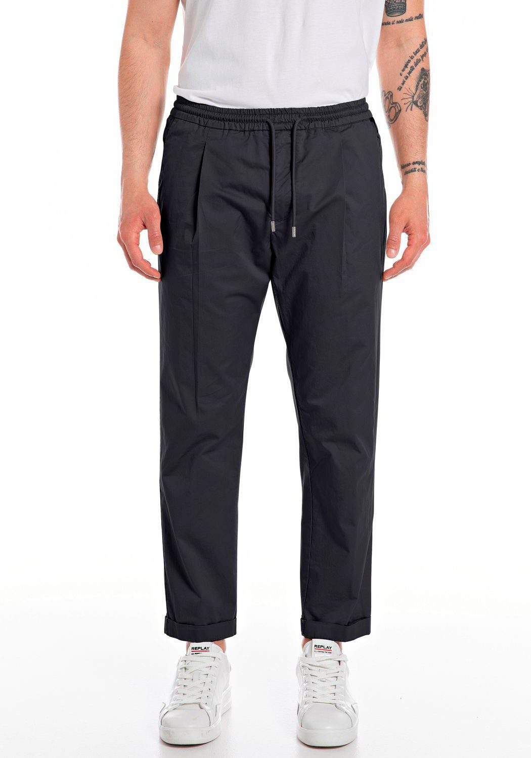 Replay Schlupfhose Regular Fit mit elastischem günstig online kaufen