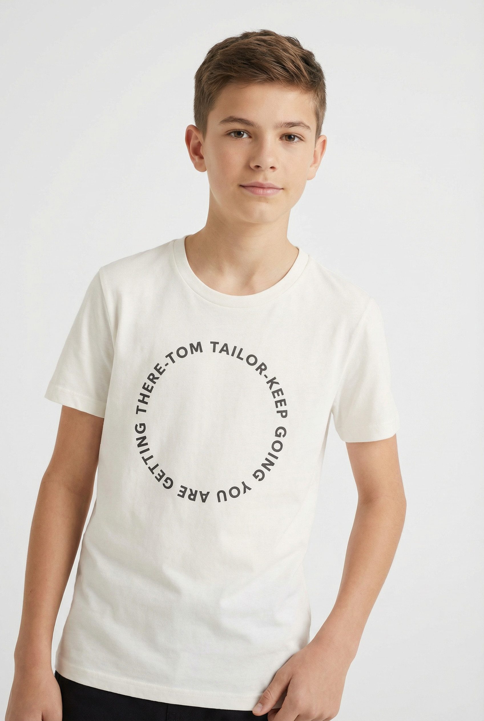 TOM TAILOR T-Shirt (Packung, 2-tlg) 2er Pack mit Print