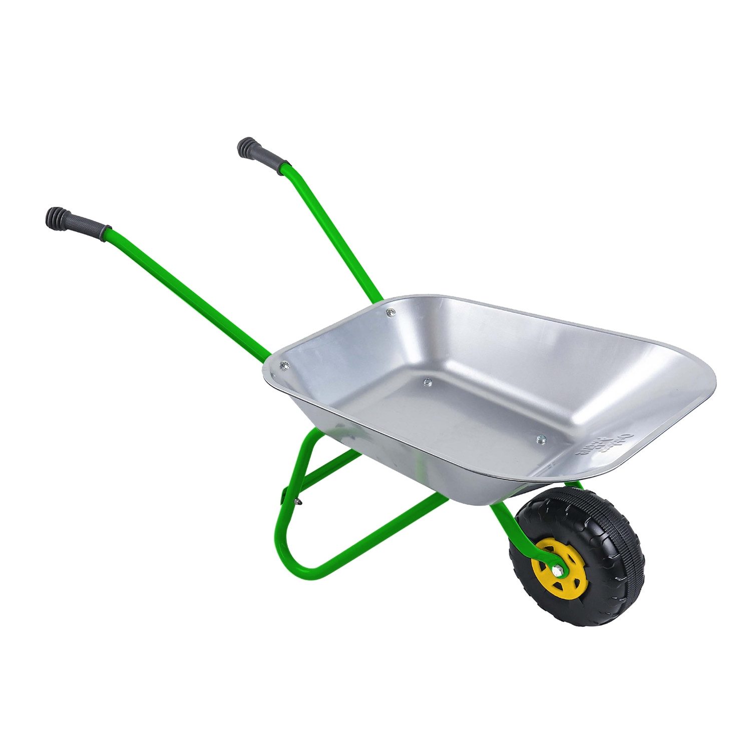 Vedes Schubkarre 562 Kinder Metallschubkarre silber/grün