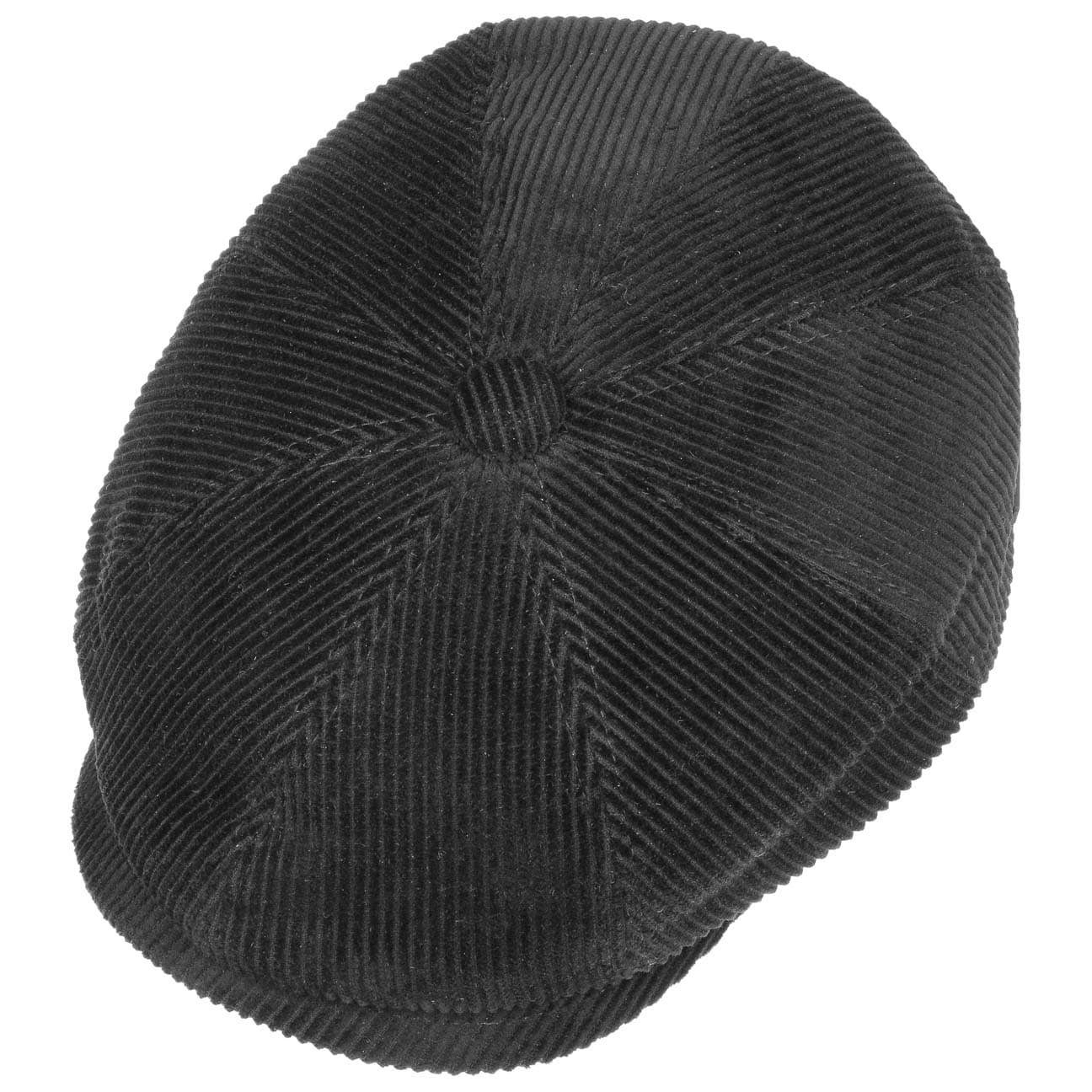 Made schwarz Flat (1-St) Italy Schirm, Lipodo in Cordcap mit Cap