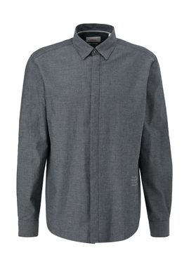 s.Oliver Langarmhemd Regular: Hemd mit Button Down-Kragen