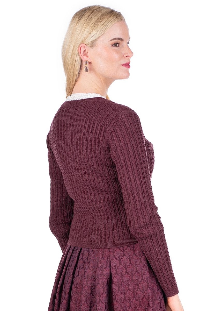 Hammerschmid Trachtenjacke Trachten Strickjacke - REIT - mauve günstig online kaufen