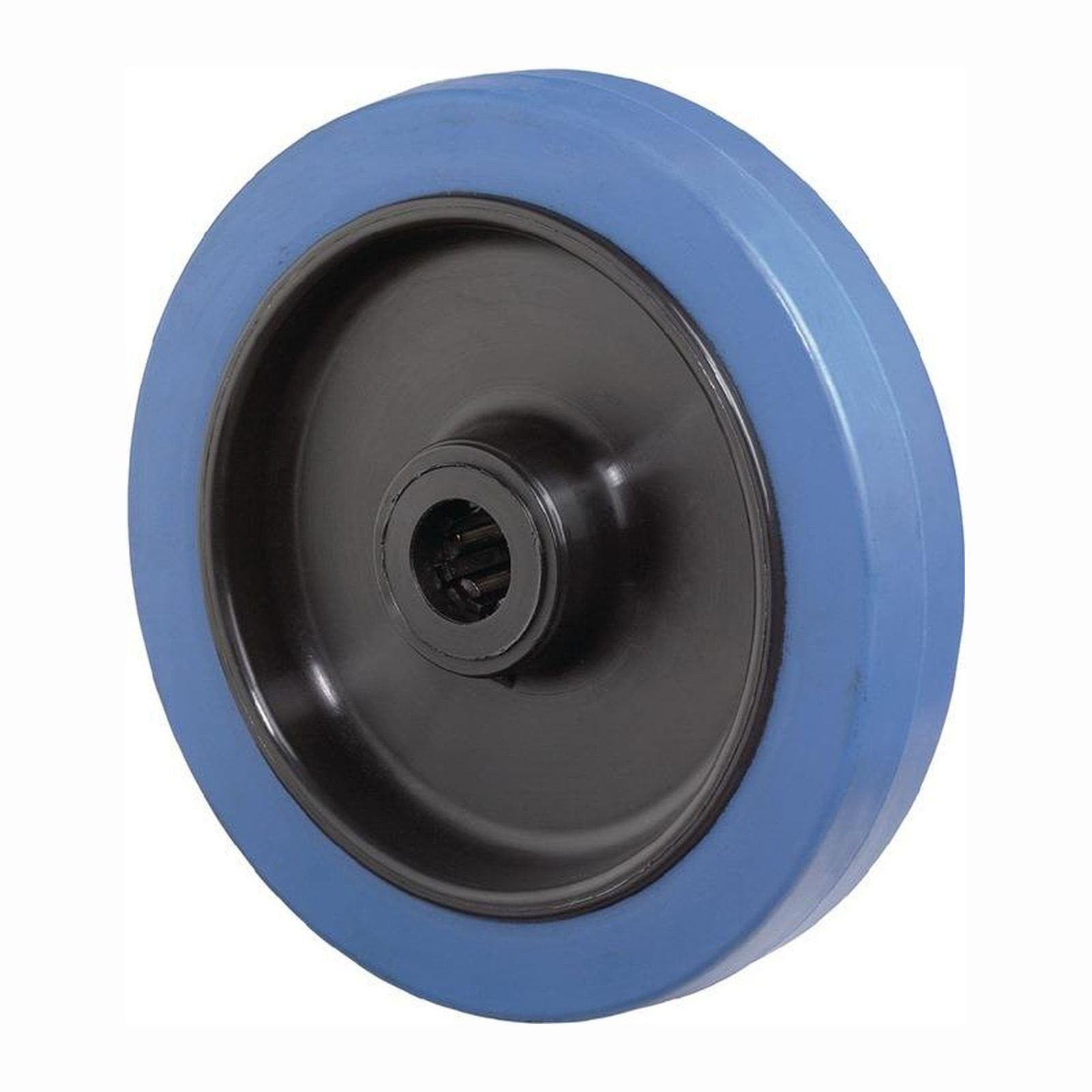 BS ROLLEN Ersatzrad BS Rollen Ersatzrad Elastik-Vollgummi blau Rollenlager Ø 125 mm 140 kg