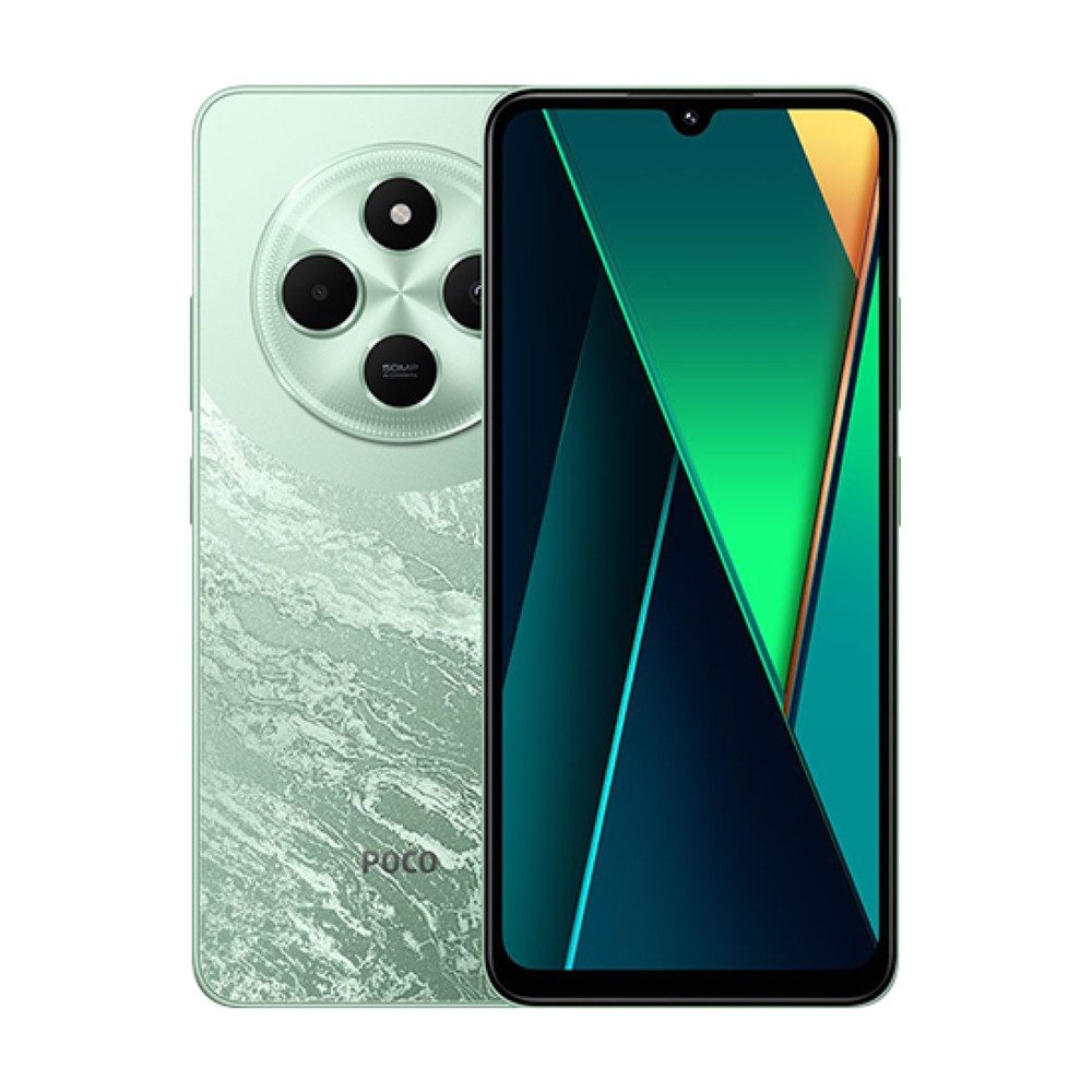 Xiaomi MZB0J5YEU Poco C75 128 GB / 6 GB - Smartphone - grün Smartphone (6,88 Zoll)